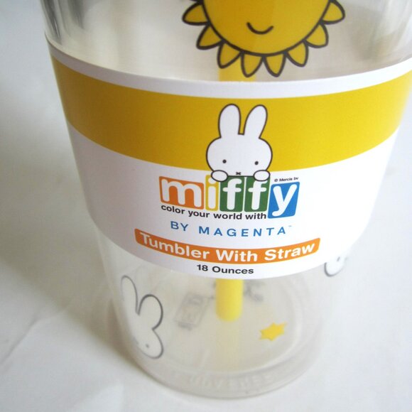 Miffy By Magenta Rabbit Tumbler With Straw - Picture 4 of 8